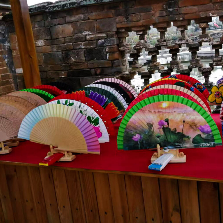 wooden fans